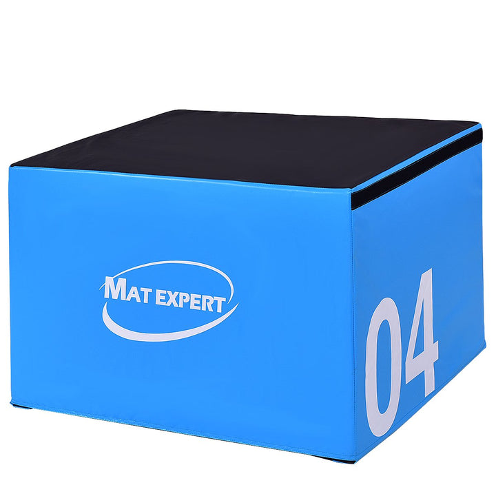 MAT EXPERT 3 in 1 Plyometric Box, Jumping Box with Foam for Jump Training and Conditioning