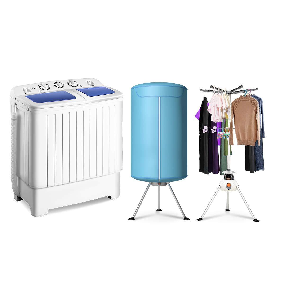 17.6 lbs Portable Washing Machine for Home and Apartment