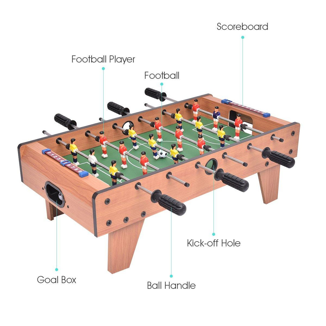 Giantex 48" Foosball Table, 8 Rods, 2 Balls and Score Keepers - Giantexus