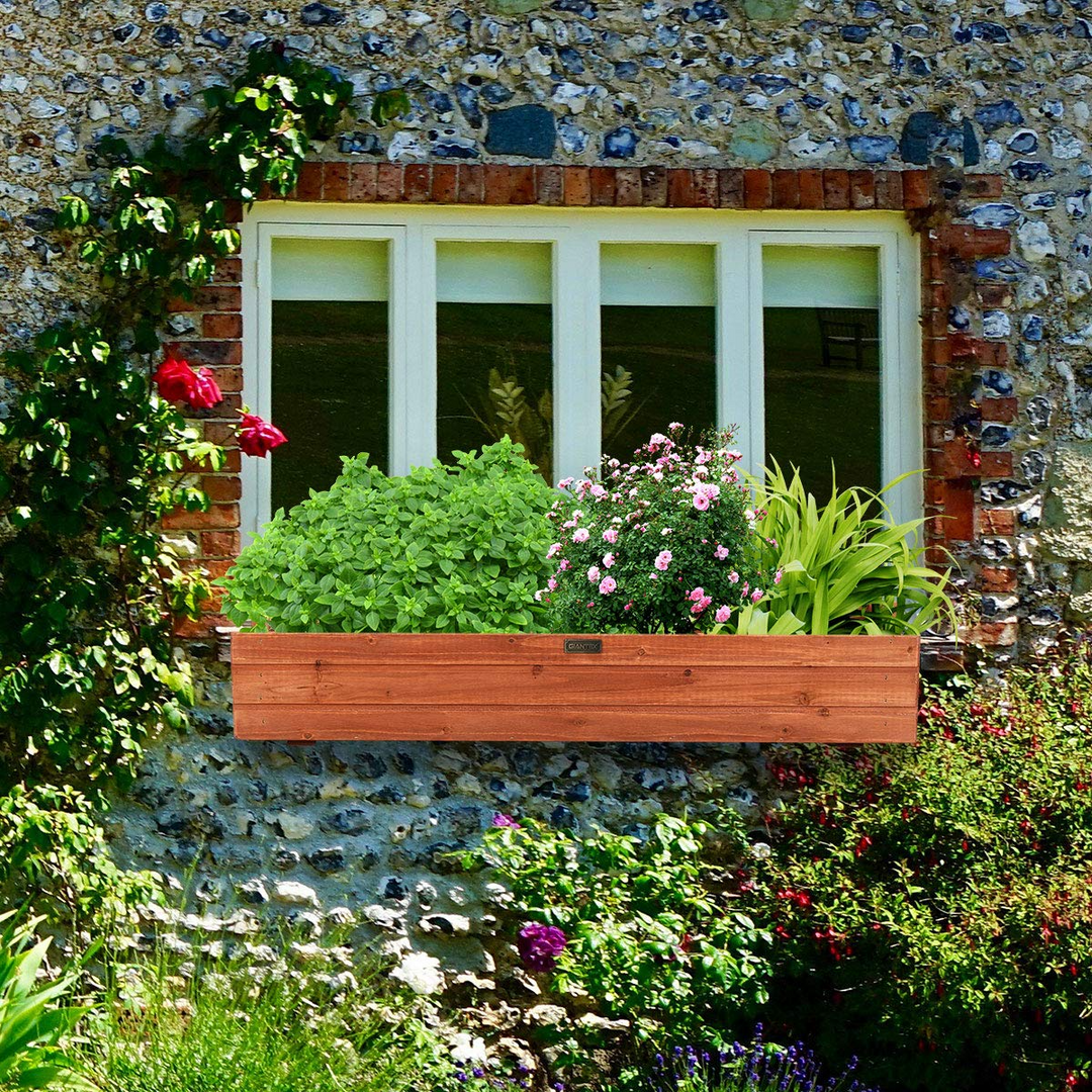 Raised Garden Bed Flower or Vegetable Planter (36" L X 7" W X 6" H)