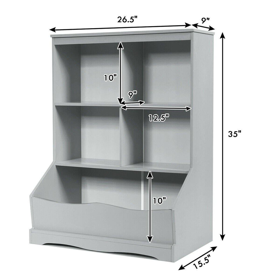 3 Shelf 4 Cube Units, Storage Bins Cubbies for Kids????? Collections - Giantexus