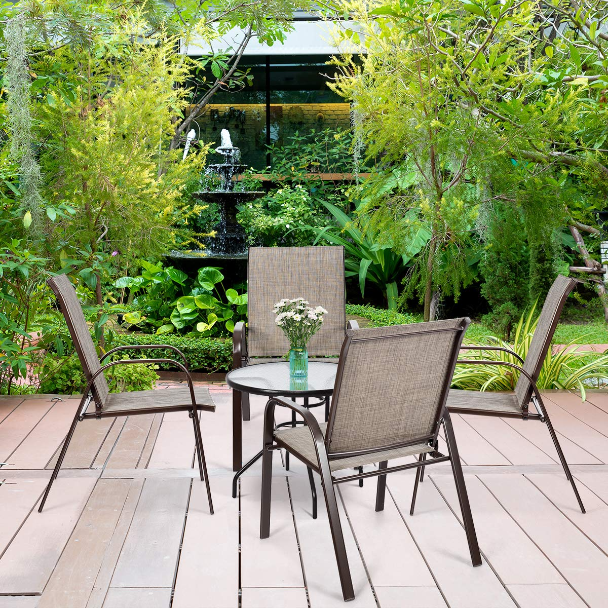 Giantex 4 Piece Patio Chairs
