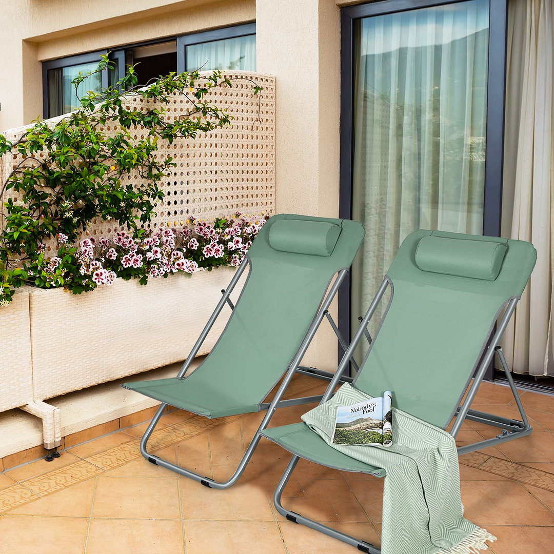 Giantex Beach Chair for Adults Camping Chair Set