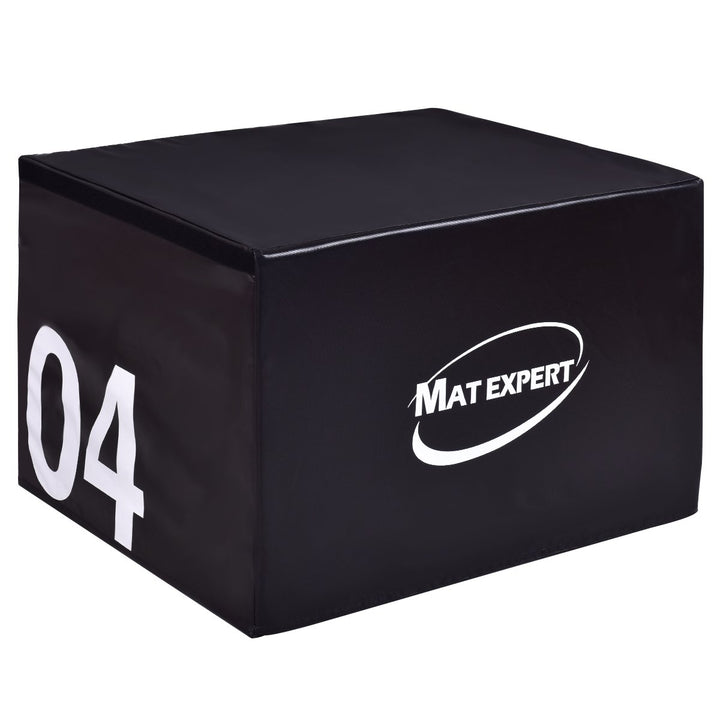 MAT EXPERT 3 in 1 Plyometric Box, Jumping Box with Foam for Jump Training and Conditioning