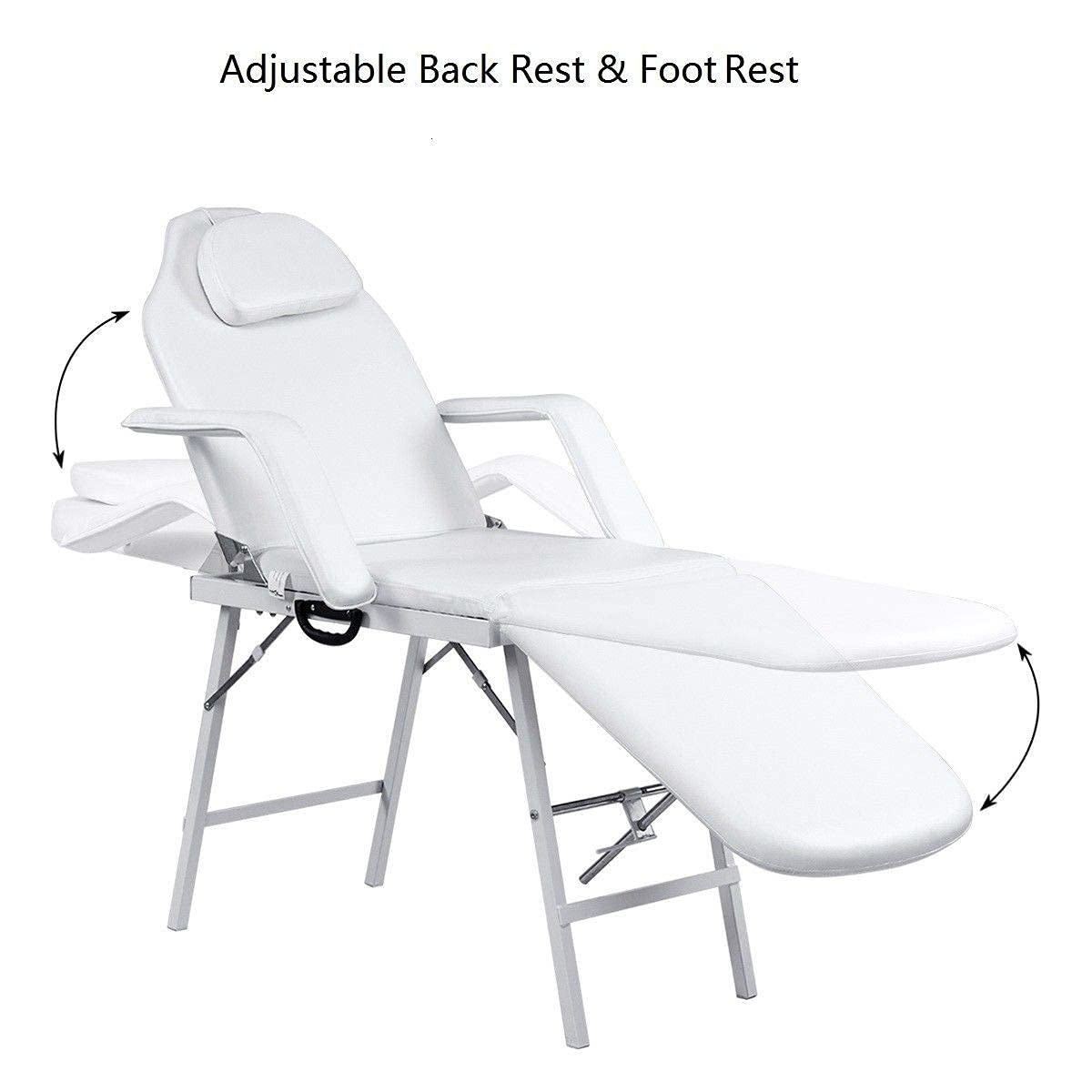 Giantex 73 Portable Tattoo Parlor Spa Salon Facial Bed Beauty Massage Table Chair