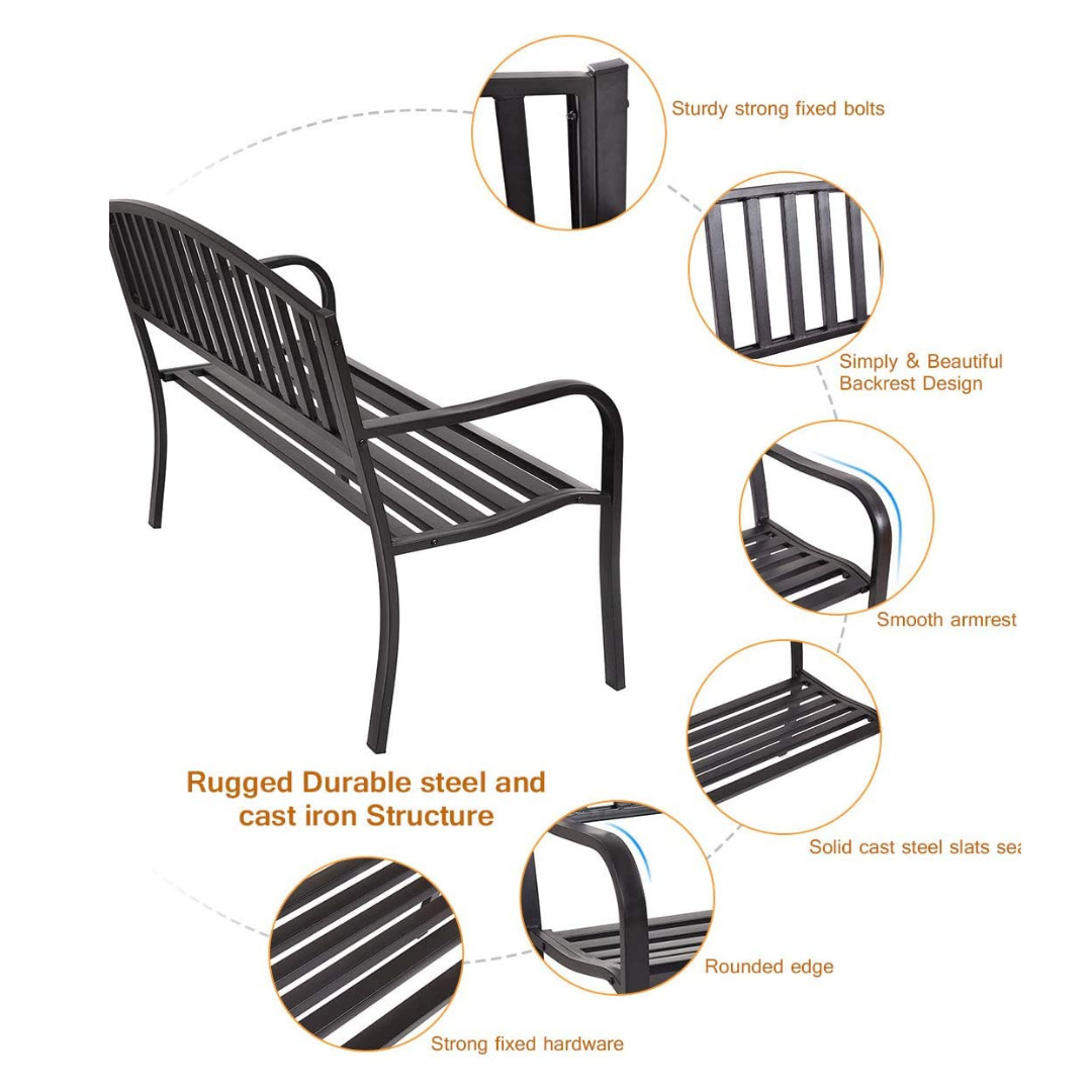 Giantex 50" Patio Garden Bench