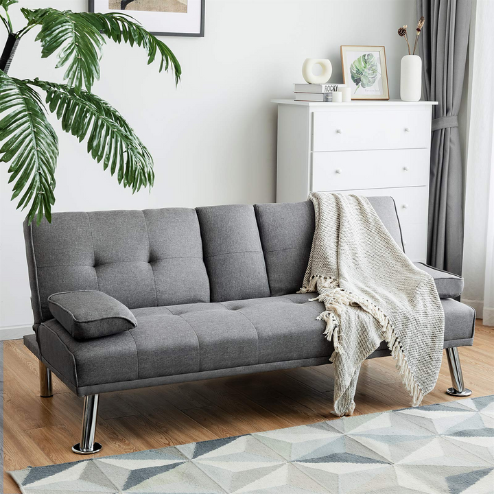 Giantex Modern Convertible Futon Sofa Bed