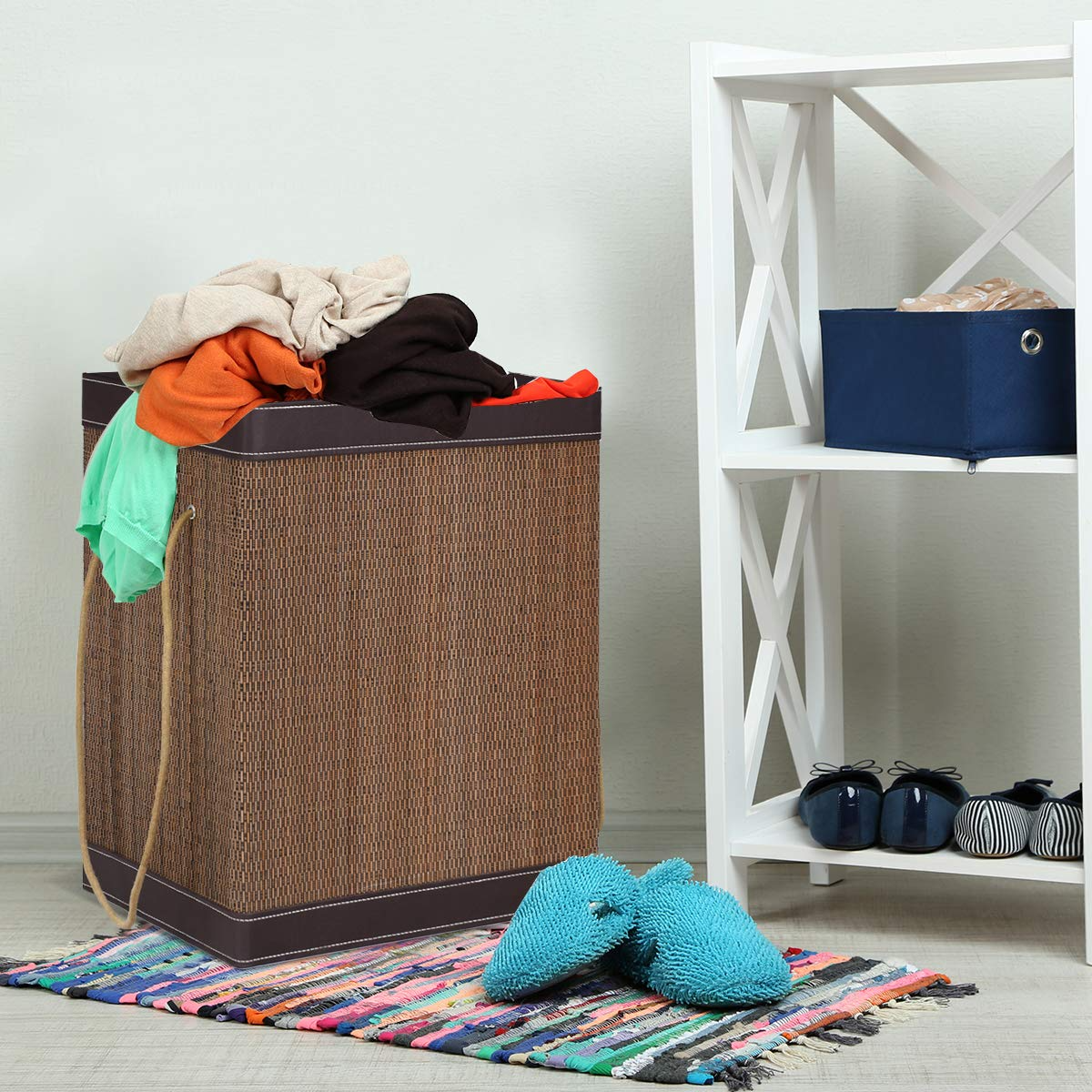 Giantex Triple Handles Eco-Friendly Material Dust-proof Laundry Storage Basket Set