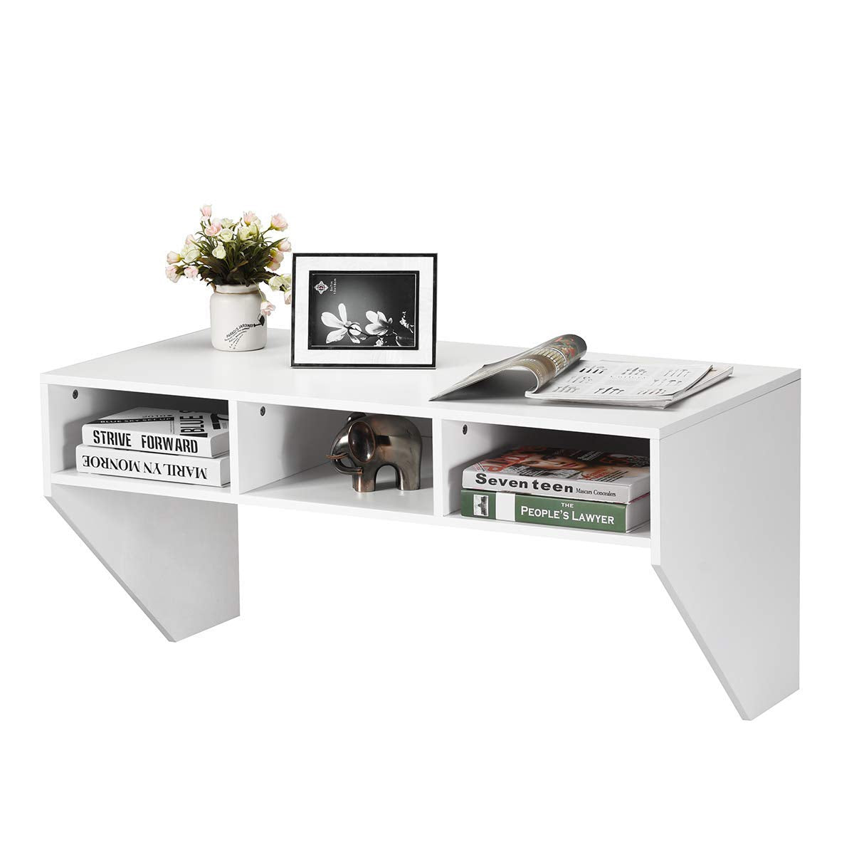 Giantex Wall Mounted Desk Floating Computer Desk