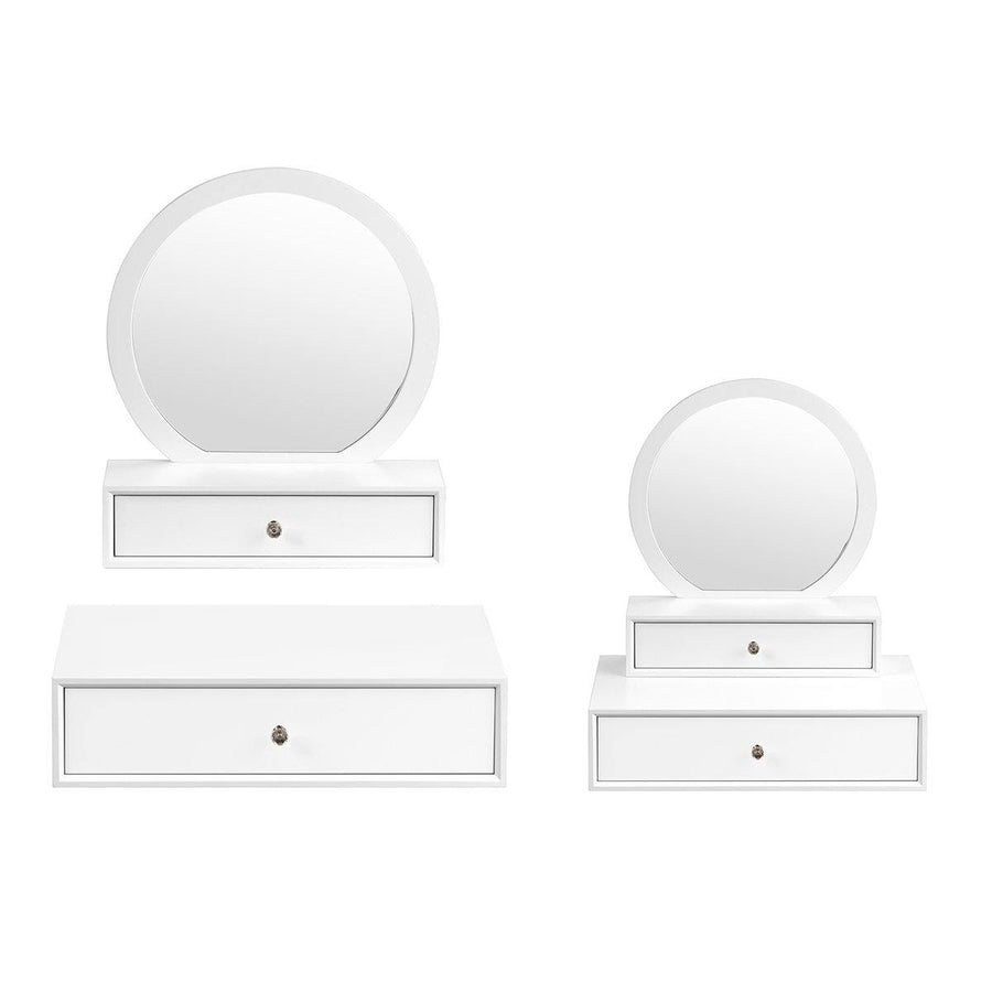 Giantex | 2-in-1 Vanity Mirror with lights and Removable Drawers - Giantexus