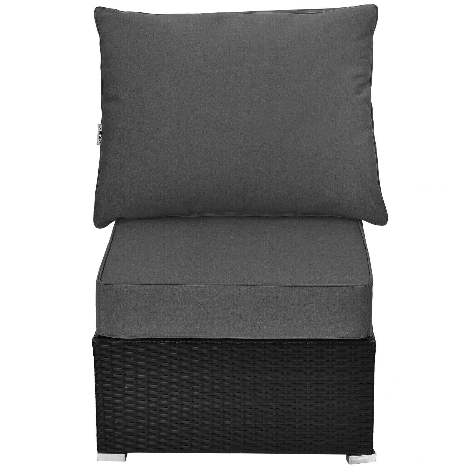 Giantex Patio Cushion Set with Pillow, Deep Seat and Back Cushion