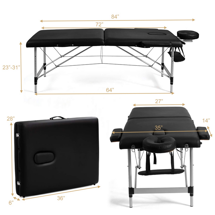Giantex 84" Massage Table Professional Portable Massage Bed