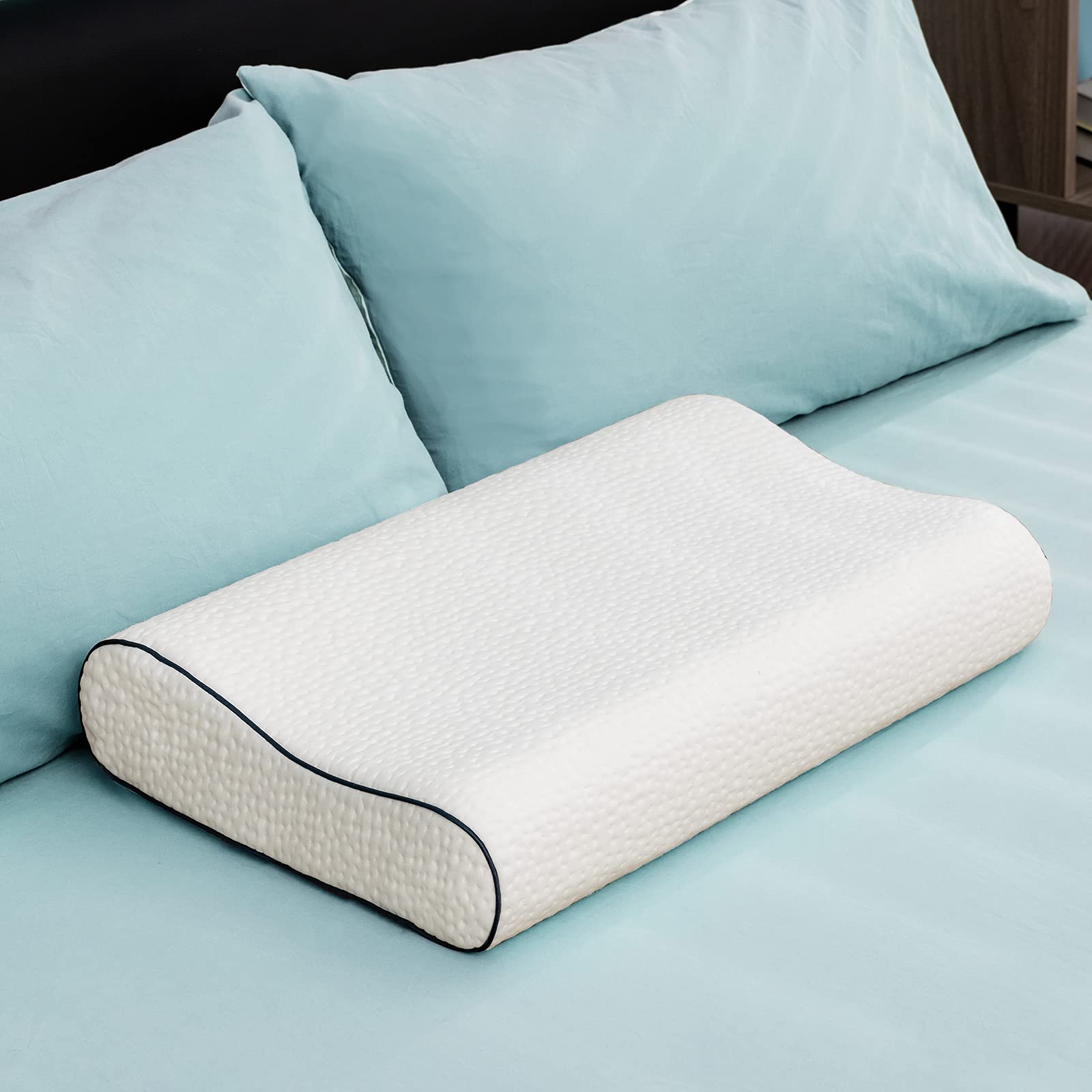 Giantex Memory Foam Pillow, Ergonomic Cervical Support Sleeping Pillow for Neck & Shoulder Relieve