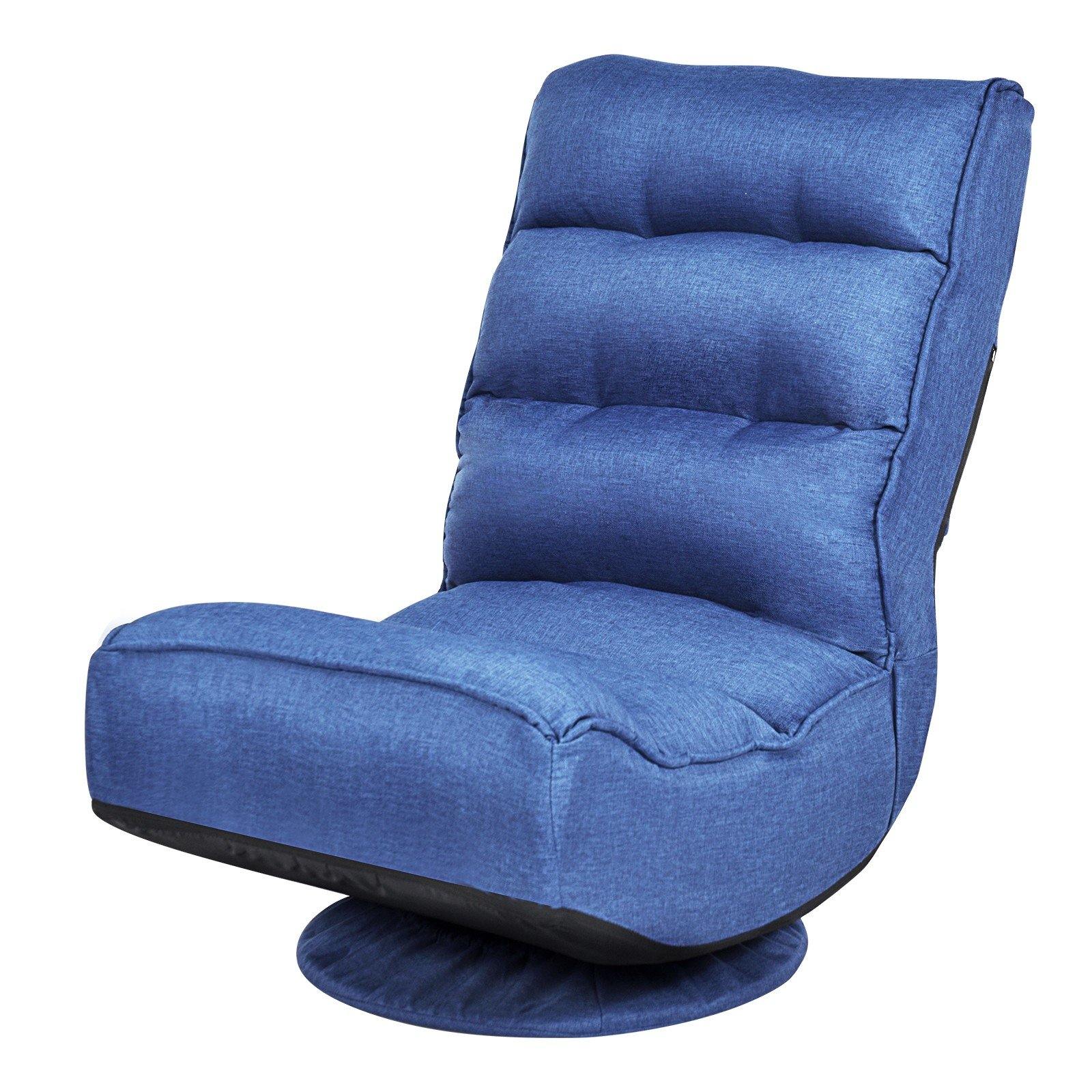360 Degree Swivel Floor Chair, Lazy Sofa Lounge Chair - Giantexus