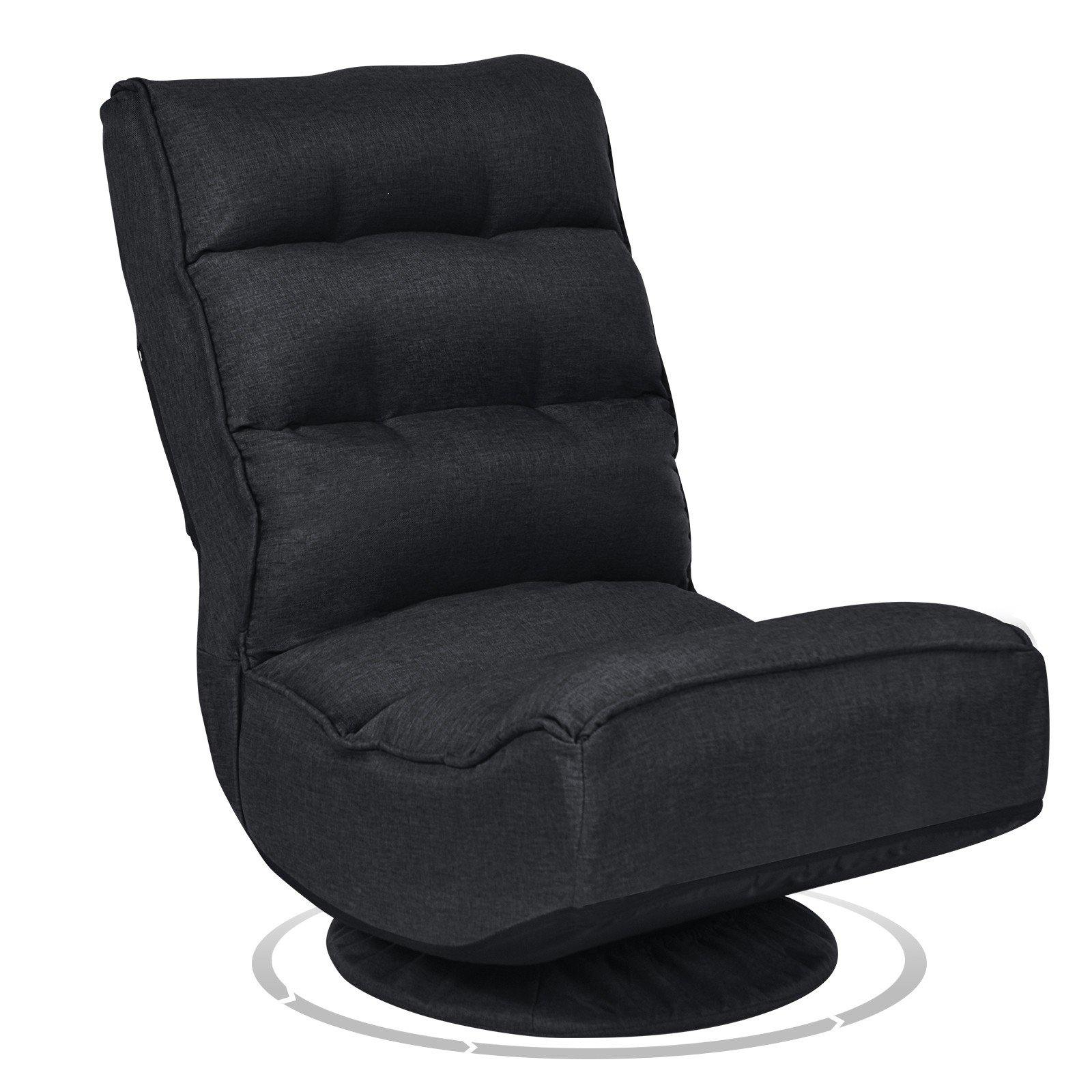 360 Degree Swivel Floor Chair, Lazy Sofa Lounge Chair - Giantexus