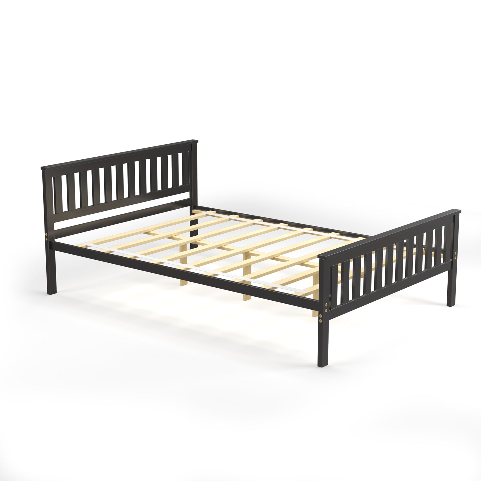 Giantex 12 Inch Sturdy Bed Base Wood Slat Support Mattress Foundation