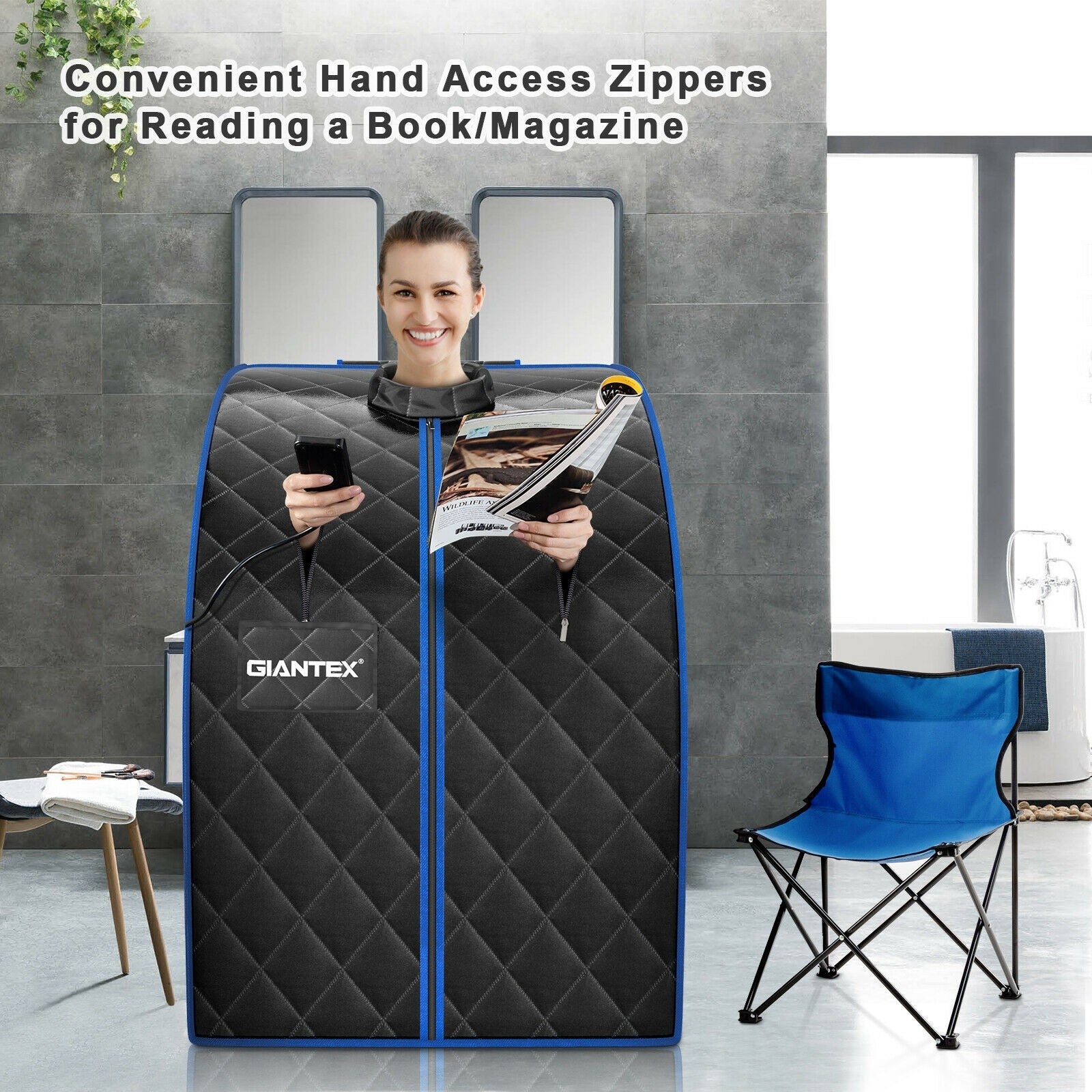 Buy 3L Personal Portable Sauna with Temperature - Giantex – Giantexus