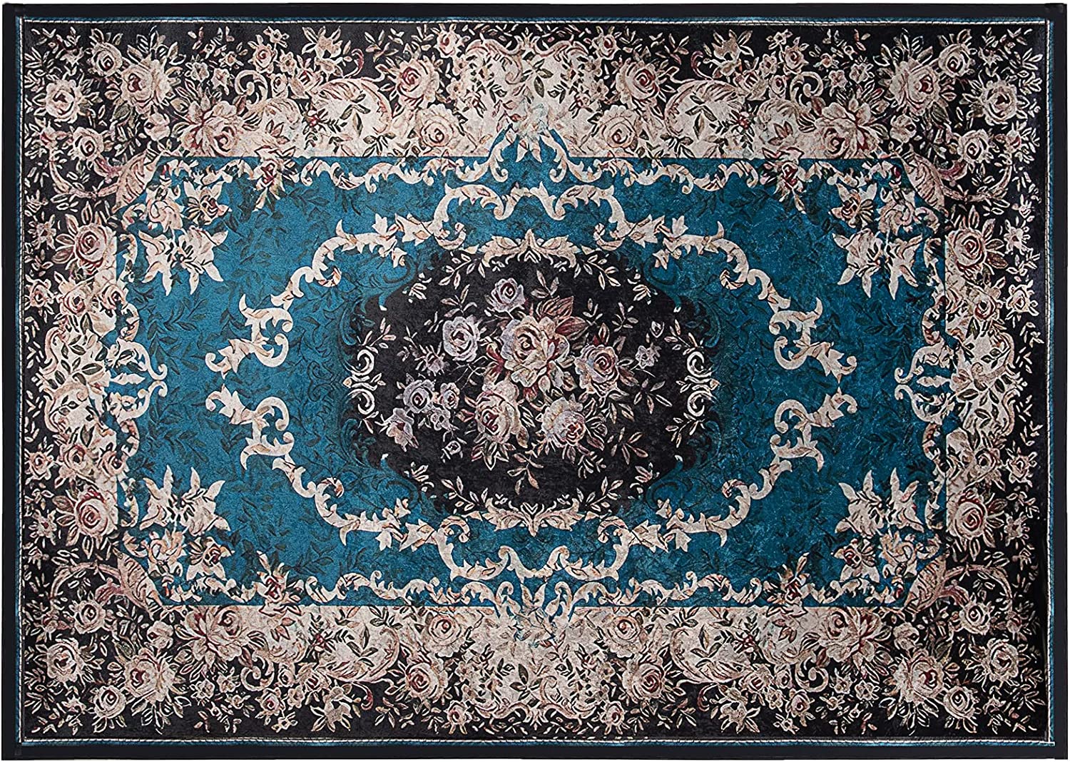 Giantex Area Rug, Easy to Clean Comfy Chic Vintage Floor Decoration Large Boho Area Carpet Rugs