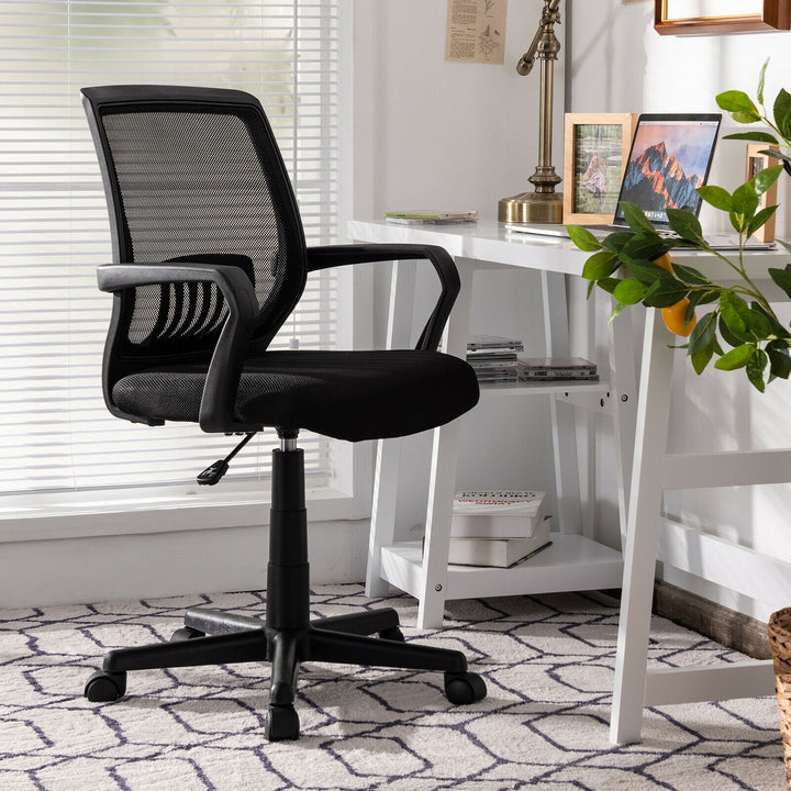 Mesh Office Chair, Mid Back Computer Desk Chair, Ergonomic Executive Chair