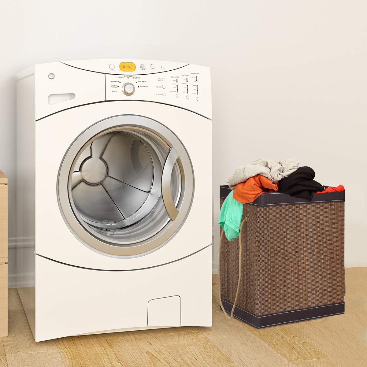 Giantex Triple Handles Eco-Friendly Material Dust-proof Laundry Storage Basket Set