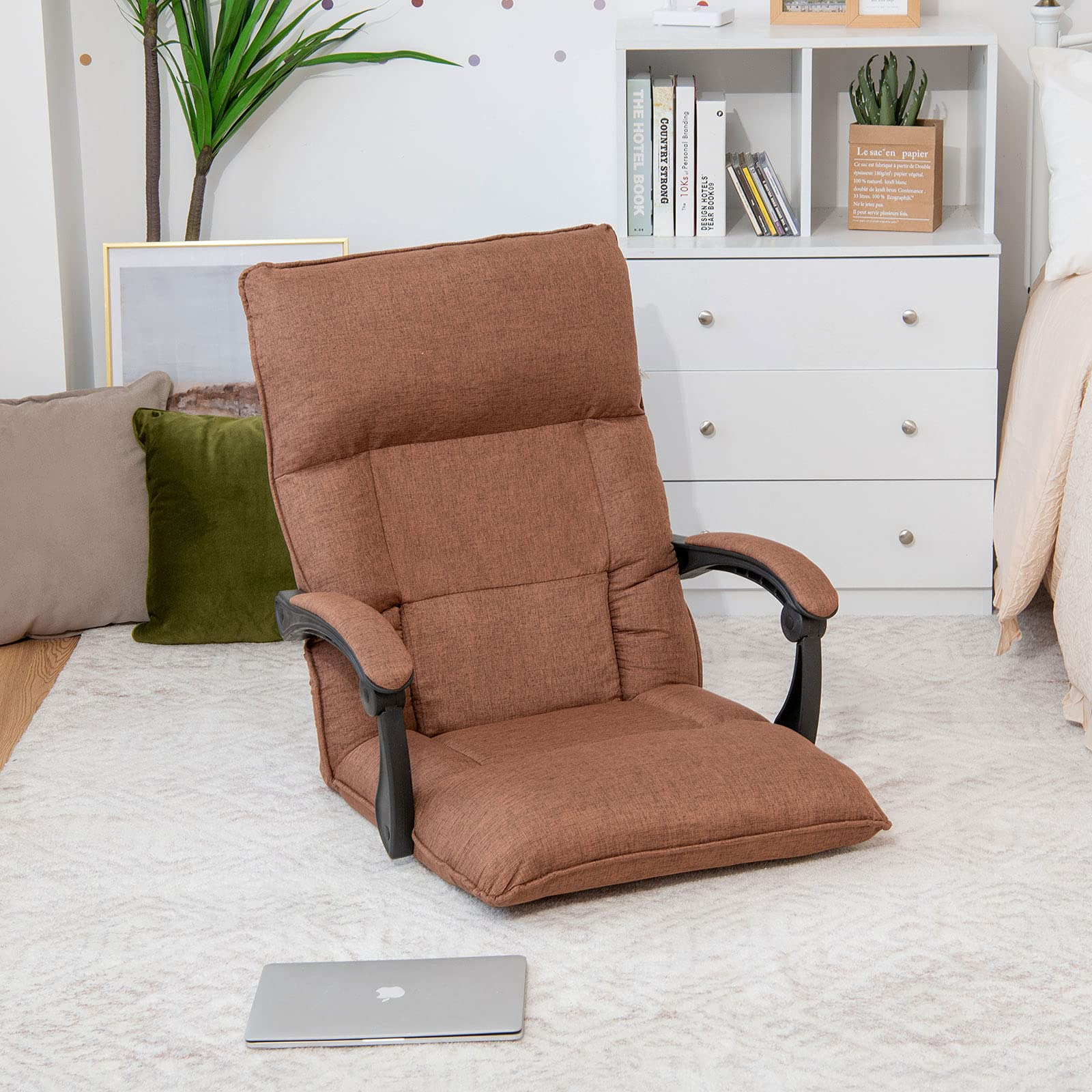 Backrest Pillow With Arms & Adjustable Headrest