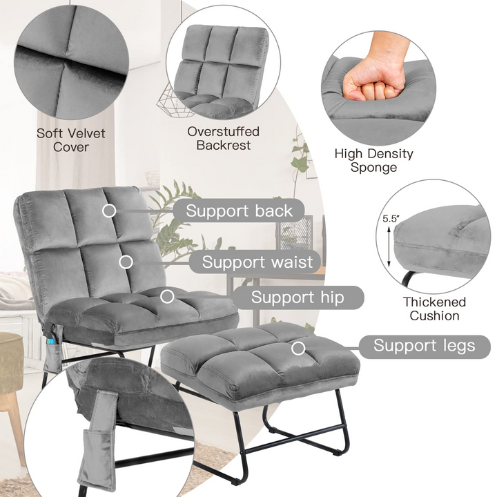Giantex Massage Chair with Ottoman