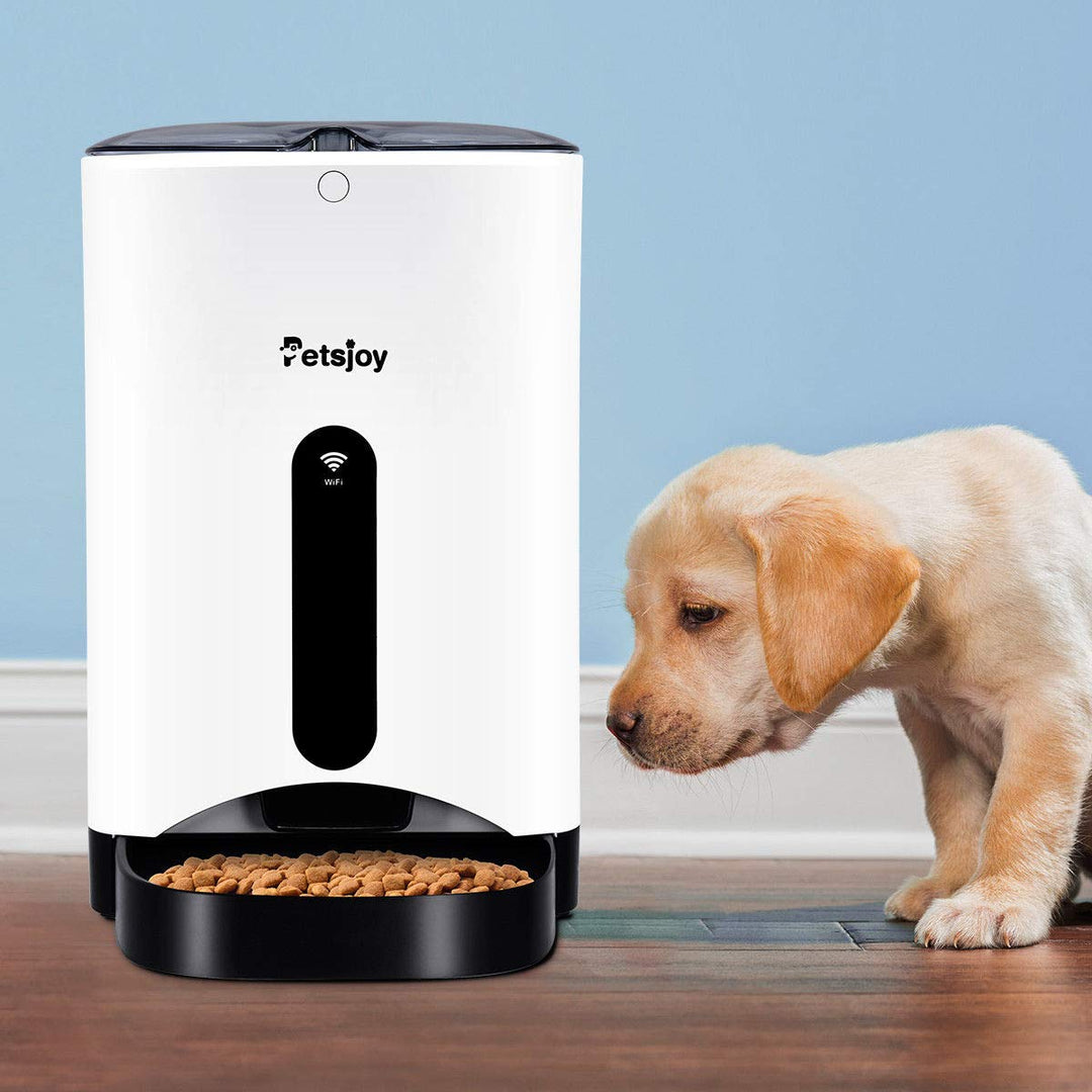 Giantex Automatic Pet Feeder Food Dispenser for Dogs, Cats, 4.3L Large Capacity