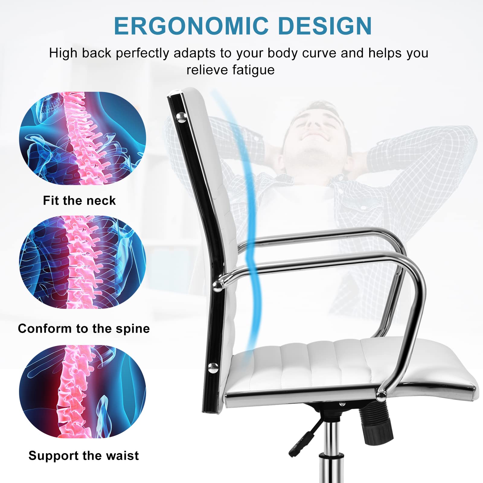 Ergonomic High Back Executive Conference Chair - Giantex