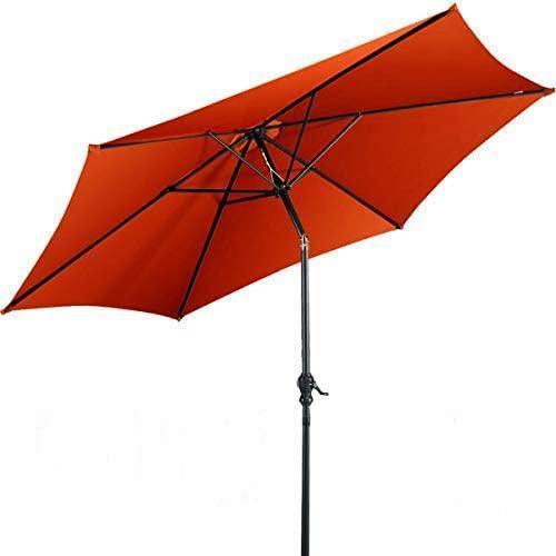 Giantex 9ft Patio Umbrella Outdoor, Market Table Umbrella w/ Push Button Tilt and Crank - Giantexus