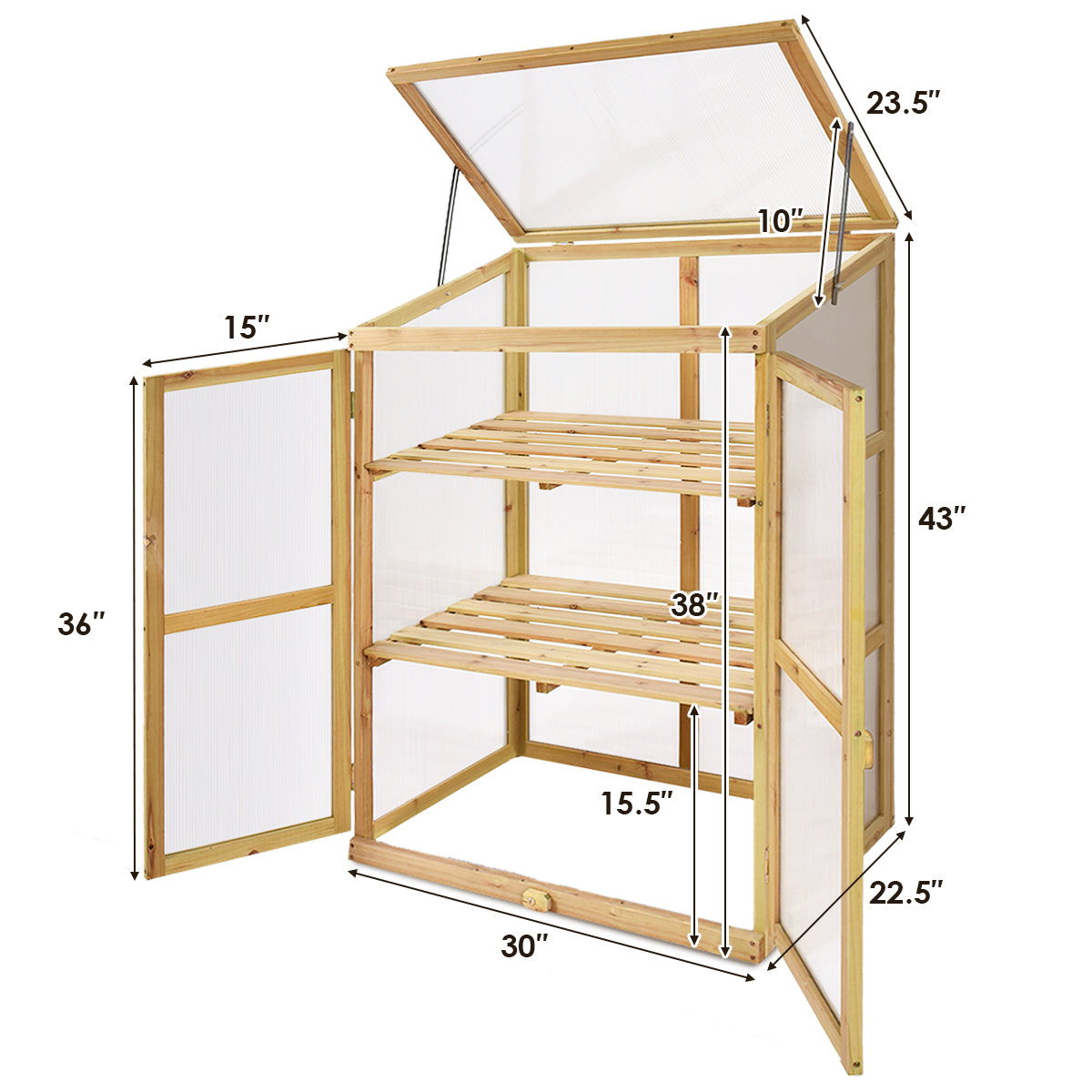 Raised Flower Planter Protection (35.4" X 31.3" X 23.0")