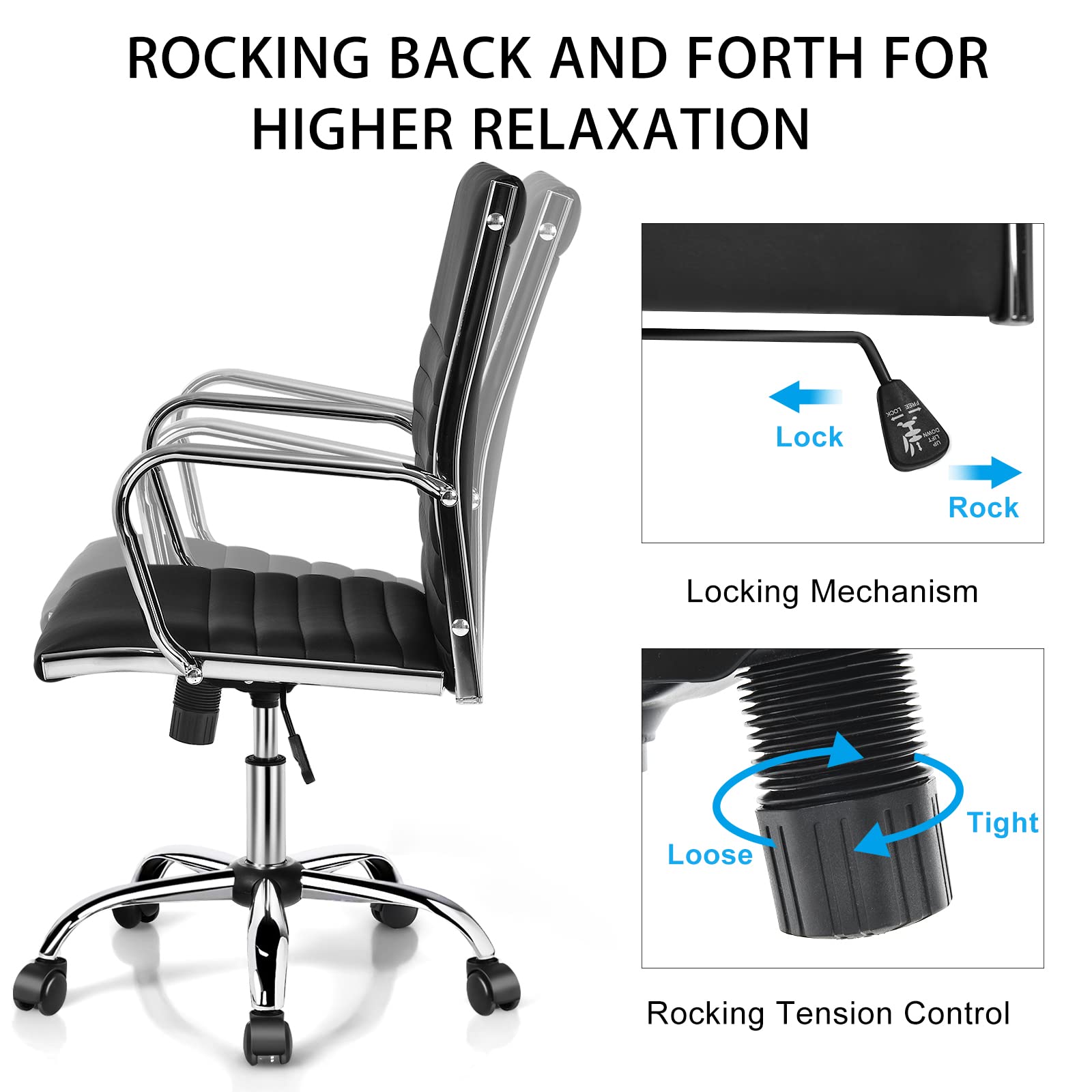 Ergonomic High Back Executive Conference Chair - Giantex