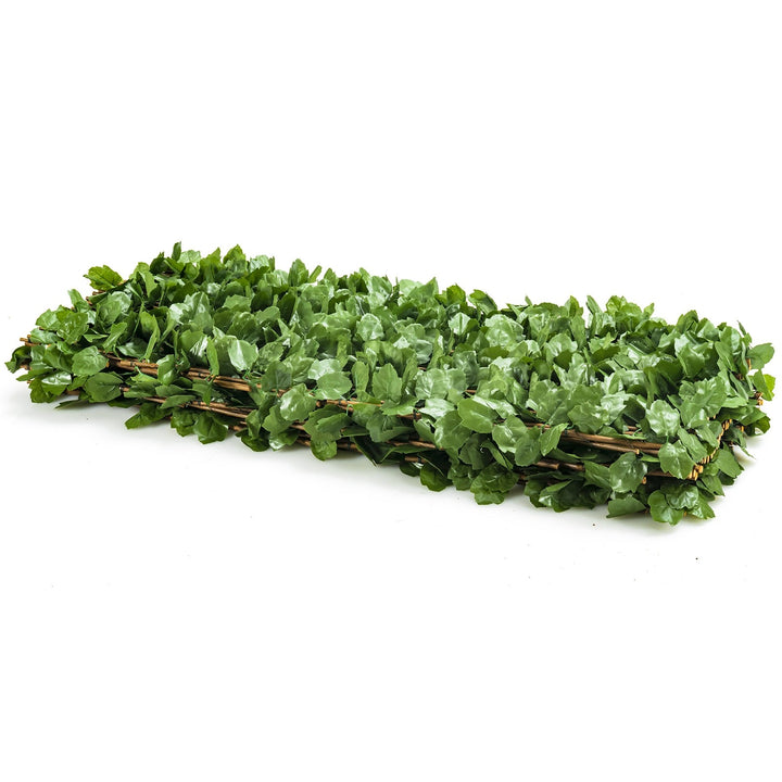 Giantex 3PCS Expandable Artificial Hedges Faux Ivy Leaves Fence