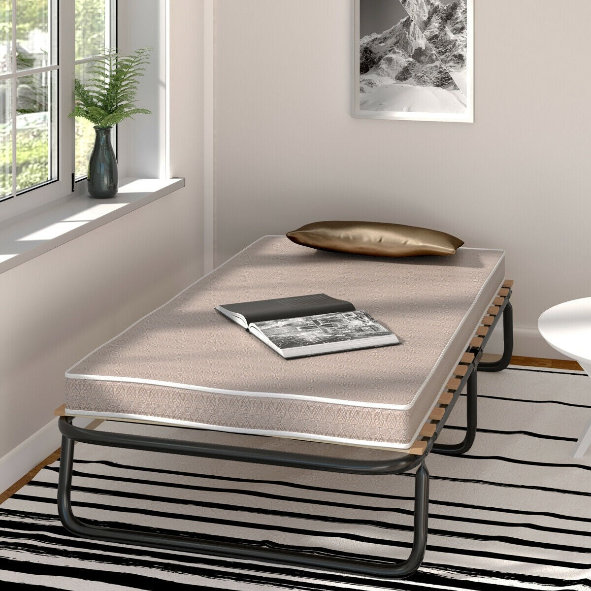 Folding Guest Bed-with Memory Foam Mattress