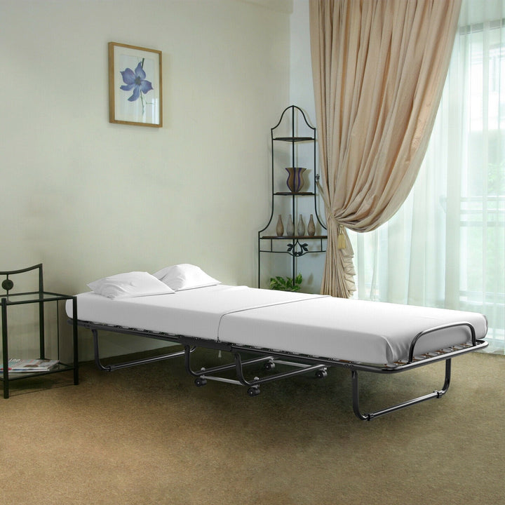 Rollaway Folding Bed with 4 Inch Mattress