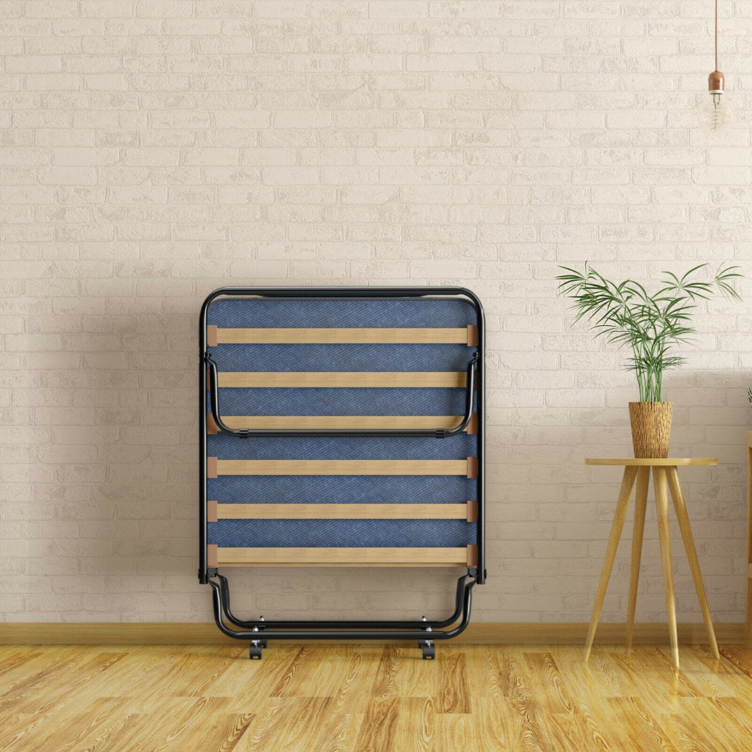 Rollaway Guest Bed W/Foam Mattress
