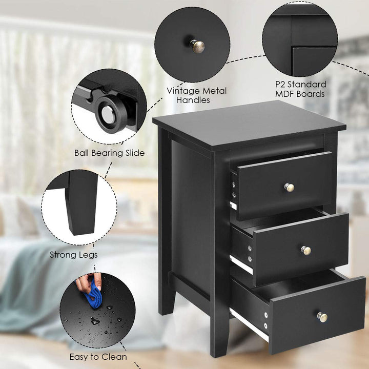 Suitable for Bedroom Bedsides Table Accent Table End Table
