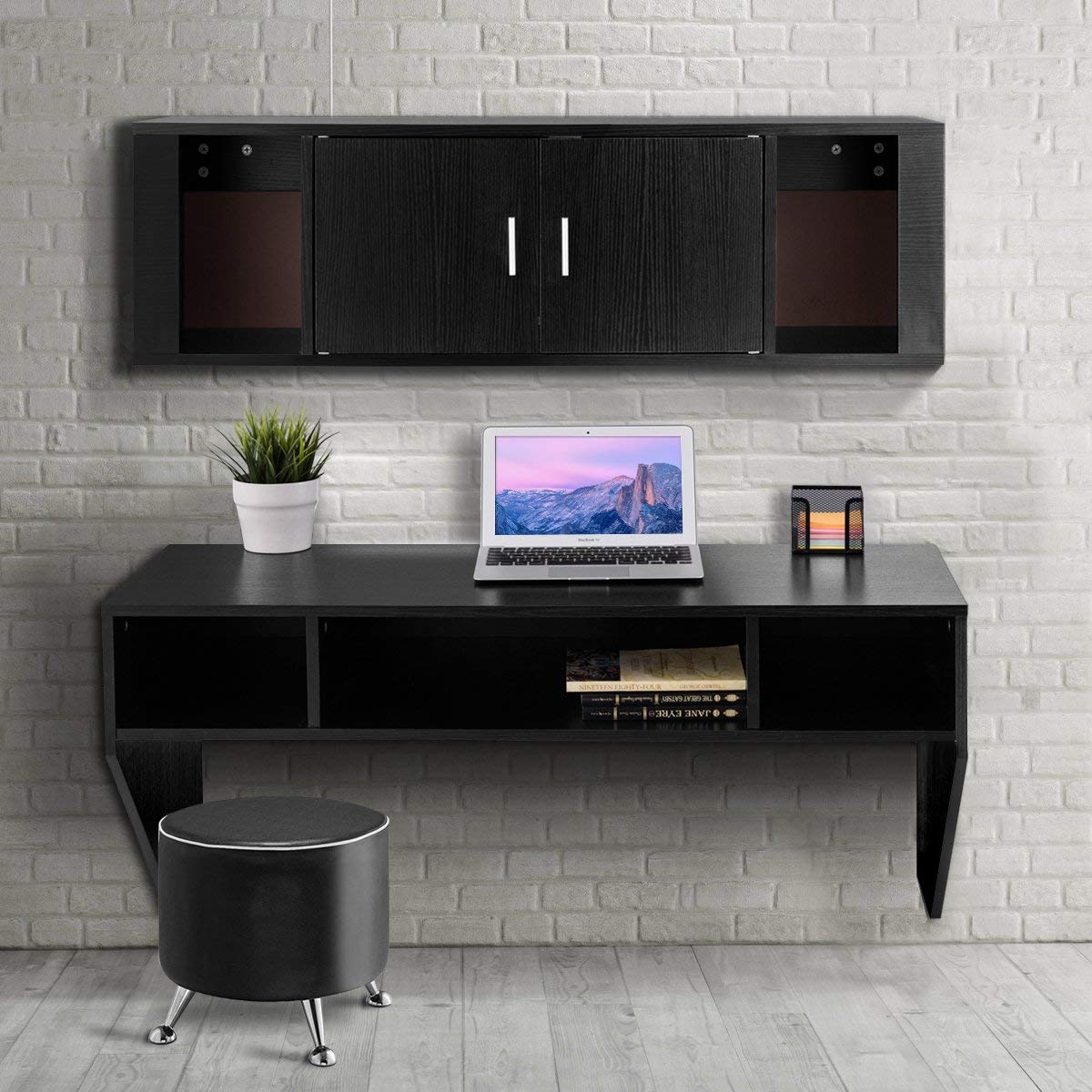 Giantex Wall Mounted Desk Floating Computer Desk