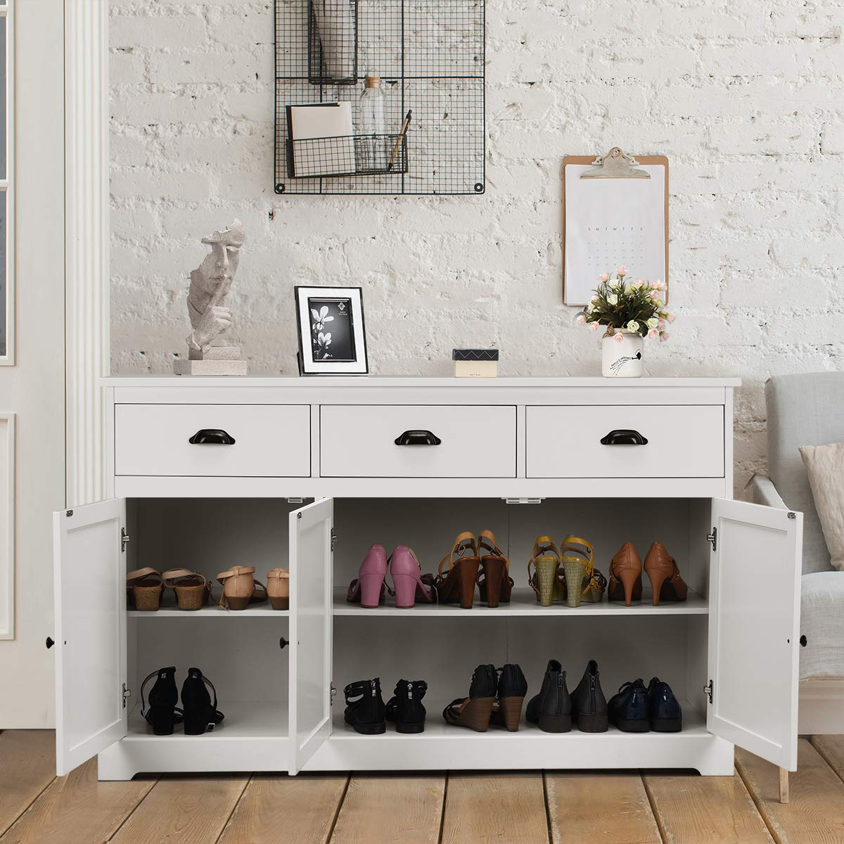 Giantex Sideboard Buffet Server Storage Cabinet Console Table