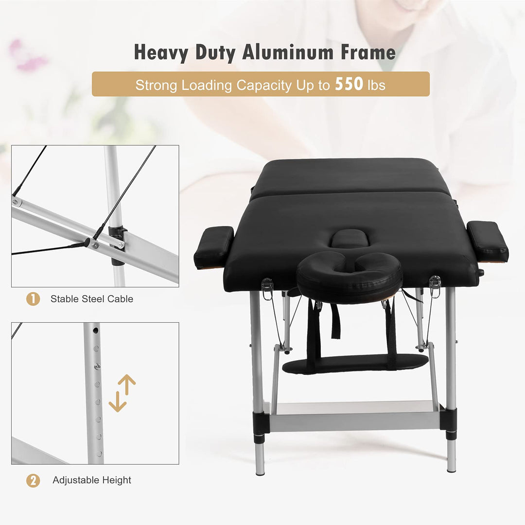 Giantex 84" Massage Table Professional Portable Massage Bed
