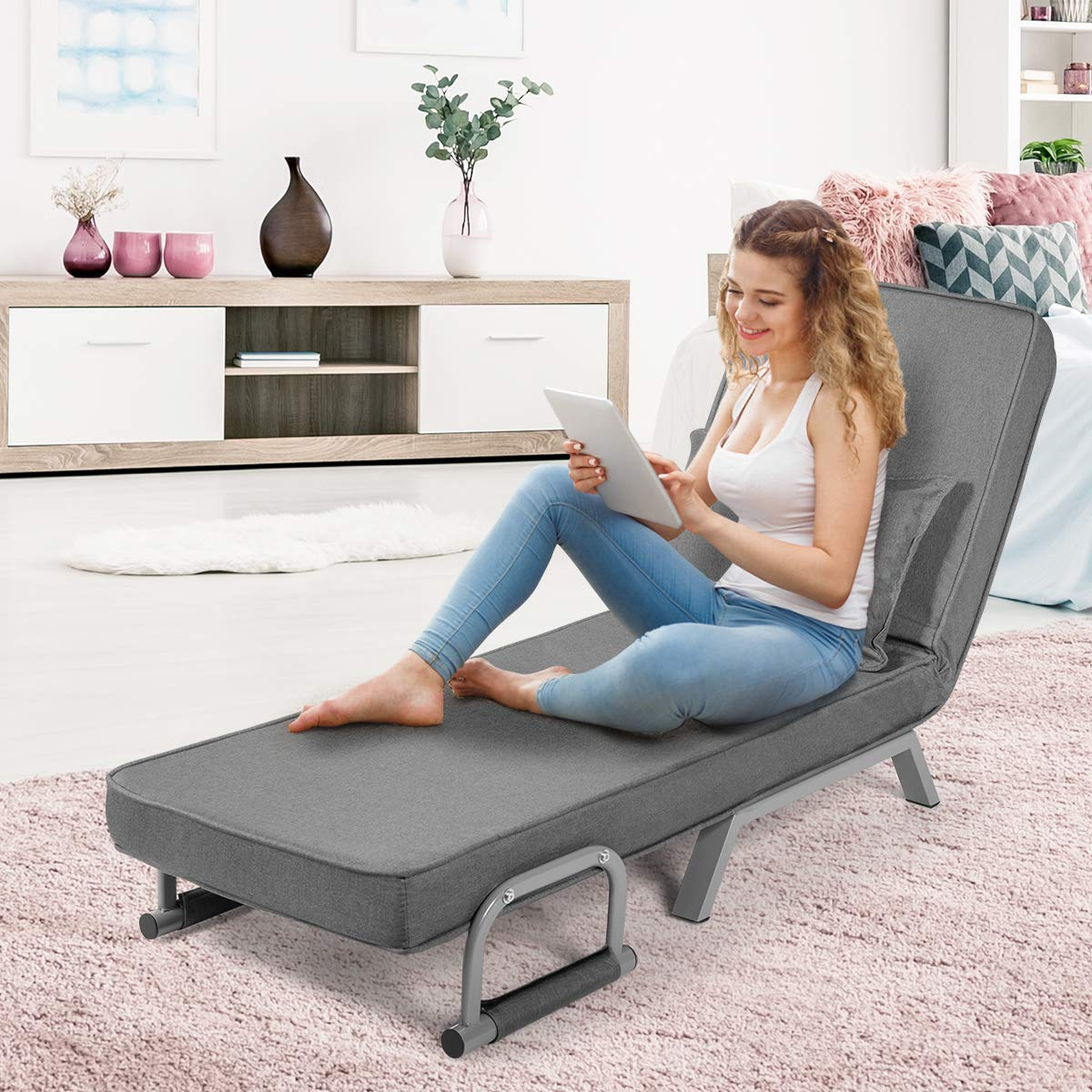 Giantex Convertible Sofa Bed Sleeper Chair