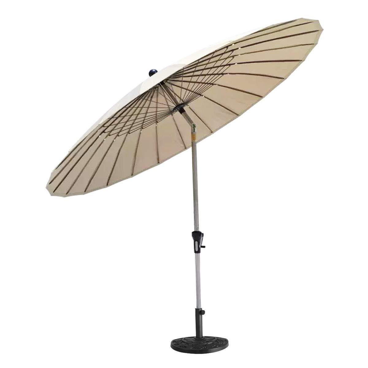 Giantex 20" Outdoor Patio Half Round Umbrella Base Stand, Black - Giantexus