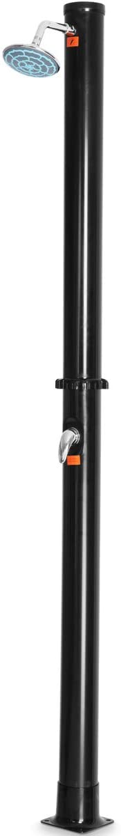 7.2Ft 2-Section Solar Heated Shower with Shower Head - Giantexus