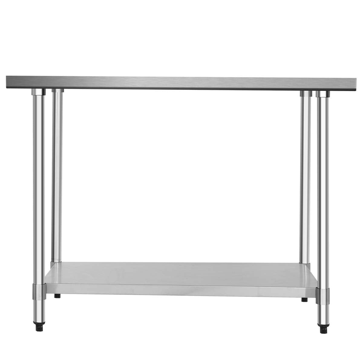 Giantex Stainless Steel Work Table with Shelf Commercial Kitchen Food Prep Table - Giantexus