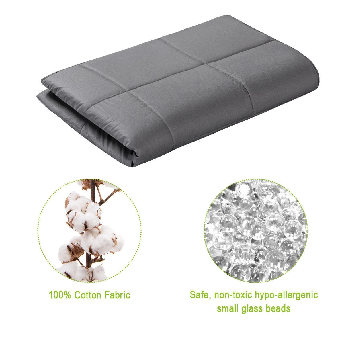 Giantex Weighted Blanket 7lbs -10lbs for Kids | 41" x 60"