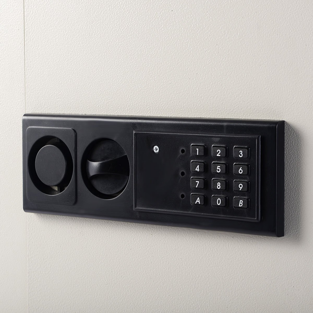 Giantex Electronic Wall Hidden Safe Security Box,.83 CF Built-In Wall Electronic Flat Security Safety Cabinet