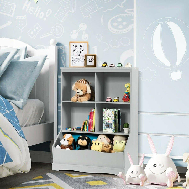 3 Shelf 4 Cube Units, Storage Bins Cubbies for Kids????? Collections - Giantexus