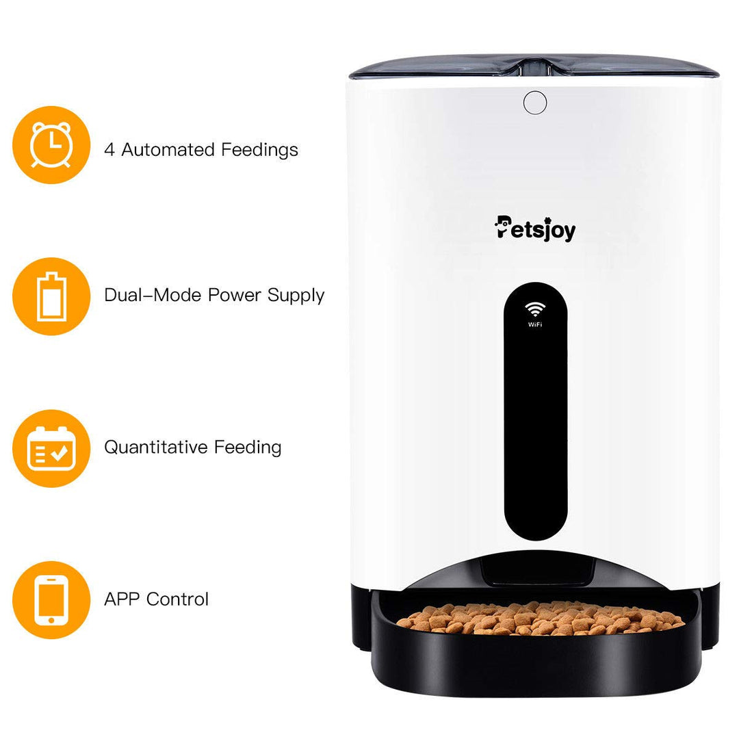 Giantex Automatic Pet Feeder Food Dispenser for Dogs, Cats, 4.3L Large Capacity