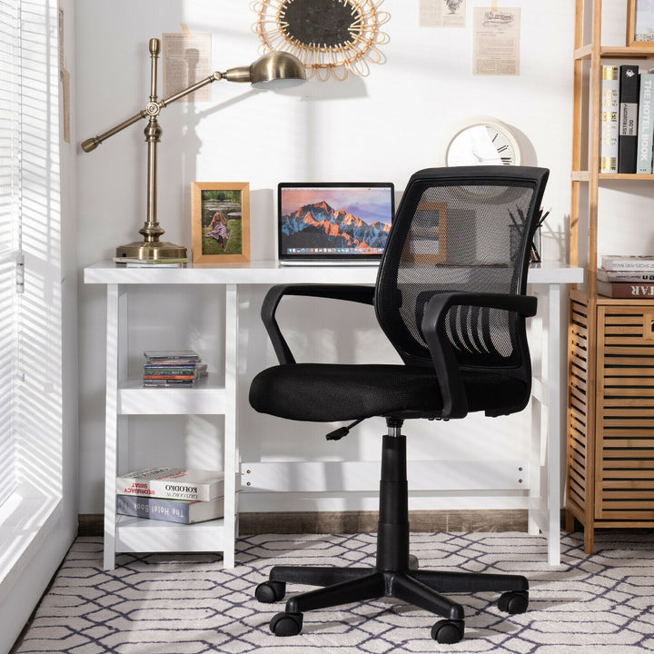 Mesh Office Chair, Mid Back Computer Desk Chair, Ergonomic Executive Chair