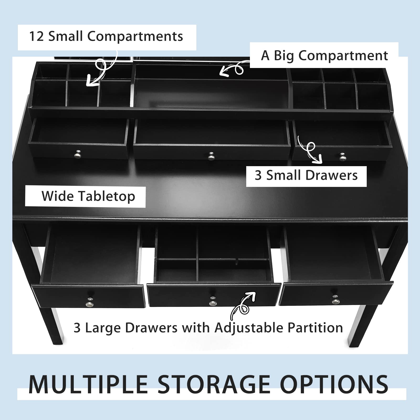 CHARMAID Large Vanity Set