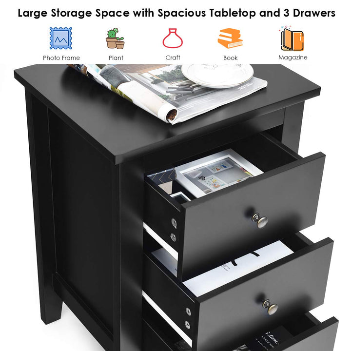 Suitable for Bedroom Bedsides Table Accent Table End Table